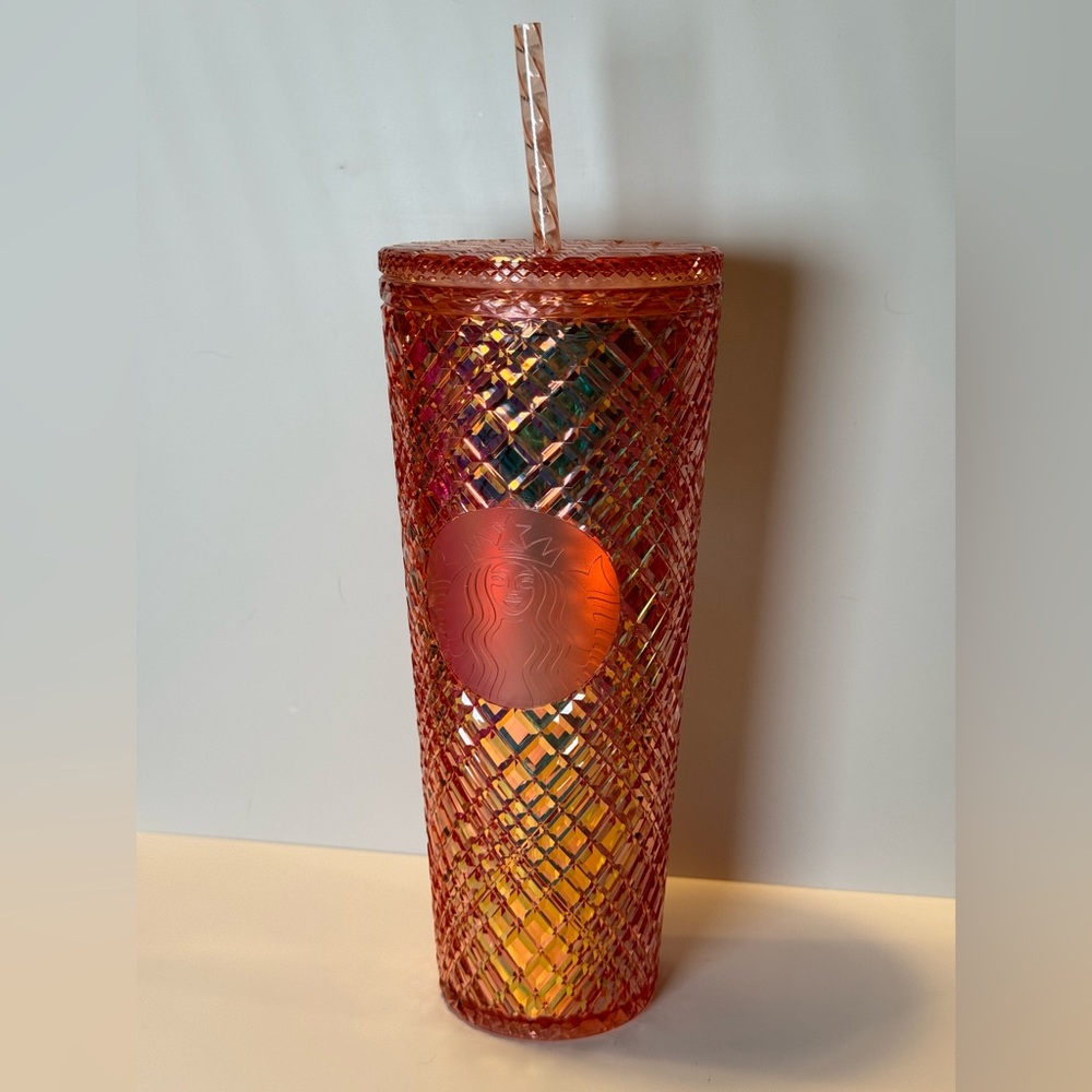 Starbucks Coral/Peach 24oz Tumbler
